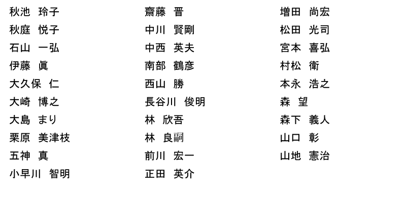 評議員会名簿　電力中央研究所
